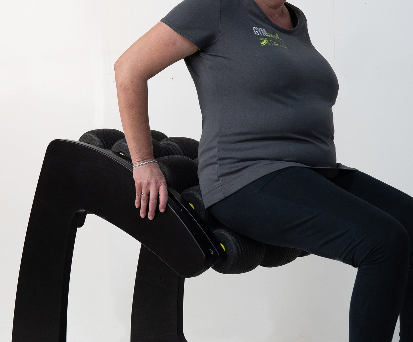 Faszien-, Dehnung- und Massagerollengerät aus Holz