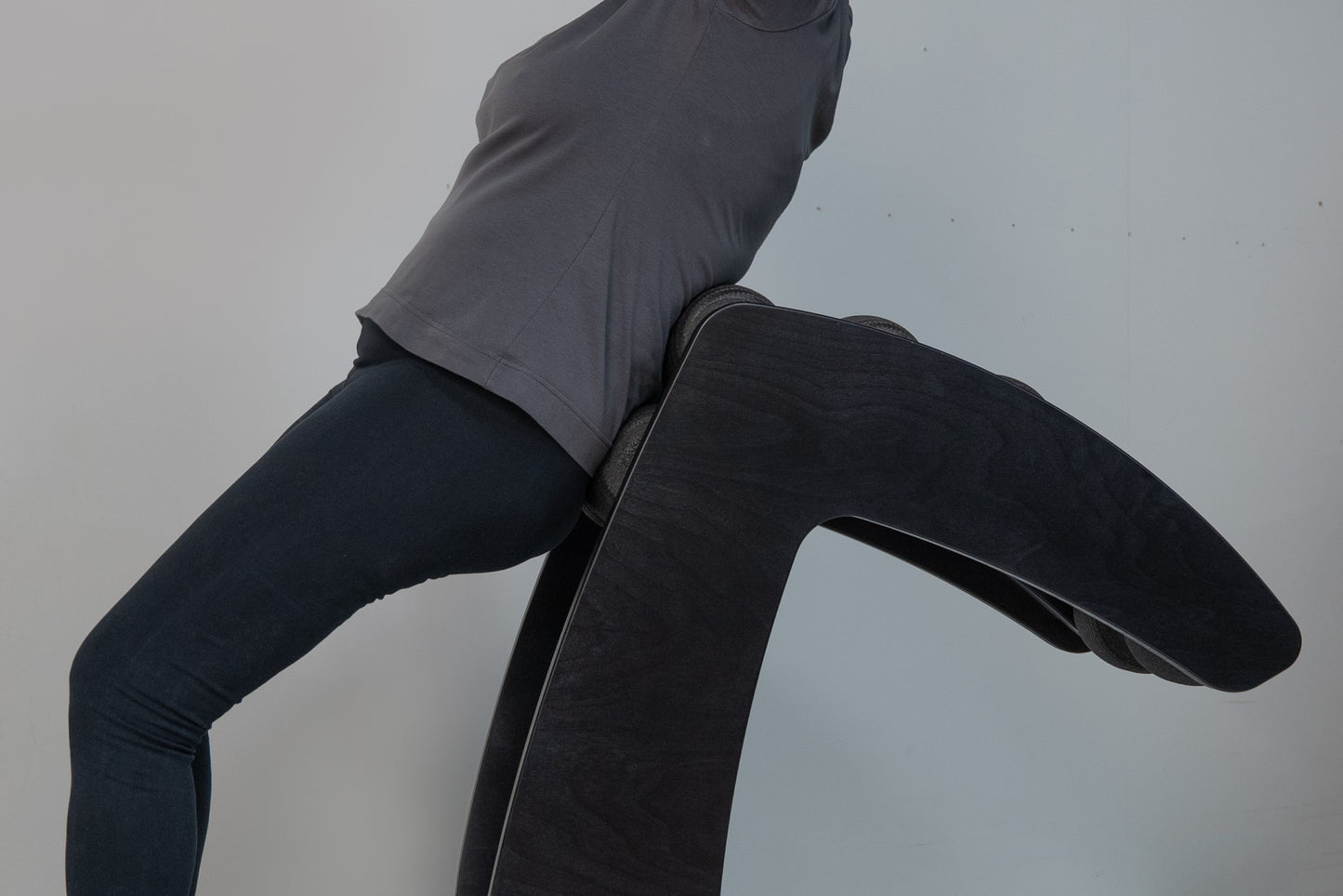 Faszien-, Dehnung- und Massagerollengerät aus Holz